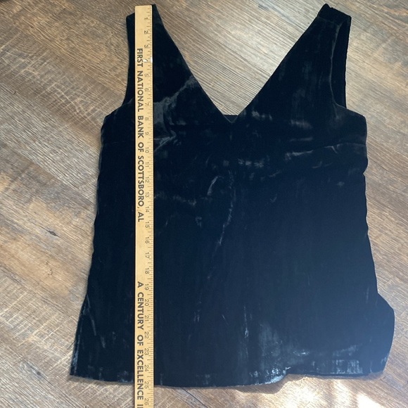 FRENCH CONNECTION BLACK VELVET LAYERING OVERSIZED PIECE NEW YEARS EVE PARTY TOP - Picture 9 of 12